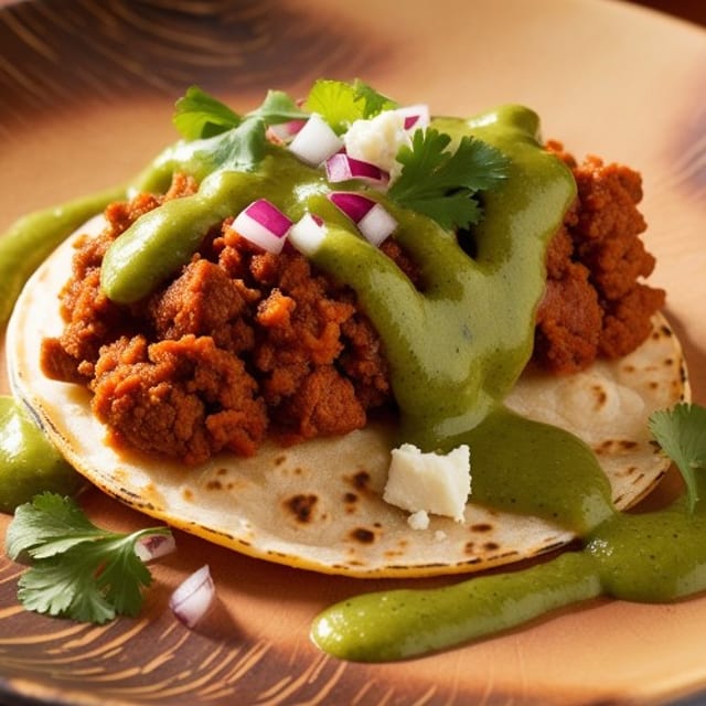 Chorizo Single Taco.