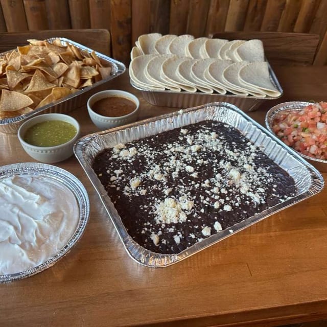 Tray Vegetarian Beans.