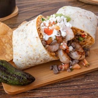 Surf 'N Turf Burrito
