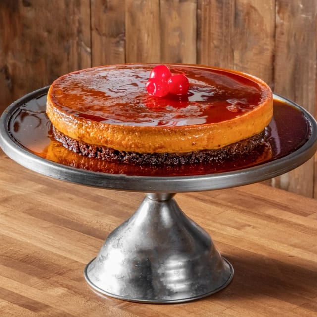 Impossible Choco-Flan.
