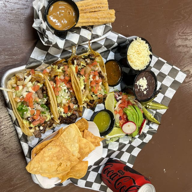 Mariachi Trio Tacos Combo.